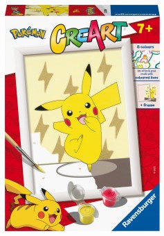 Ravensburger, CreArt Malowanie po numerach Pokemon